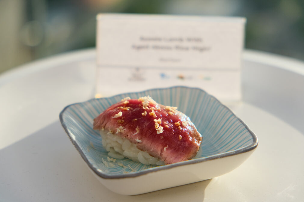 ซูชิเนื้อแกะออสซี่