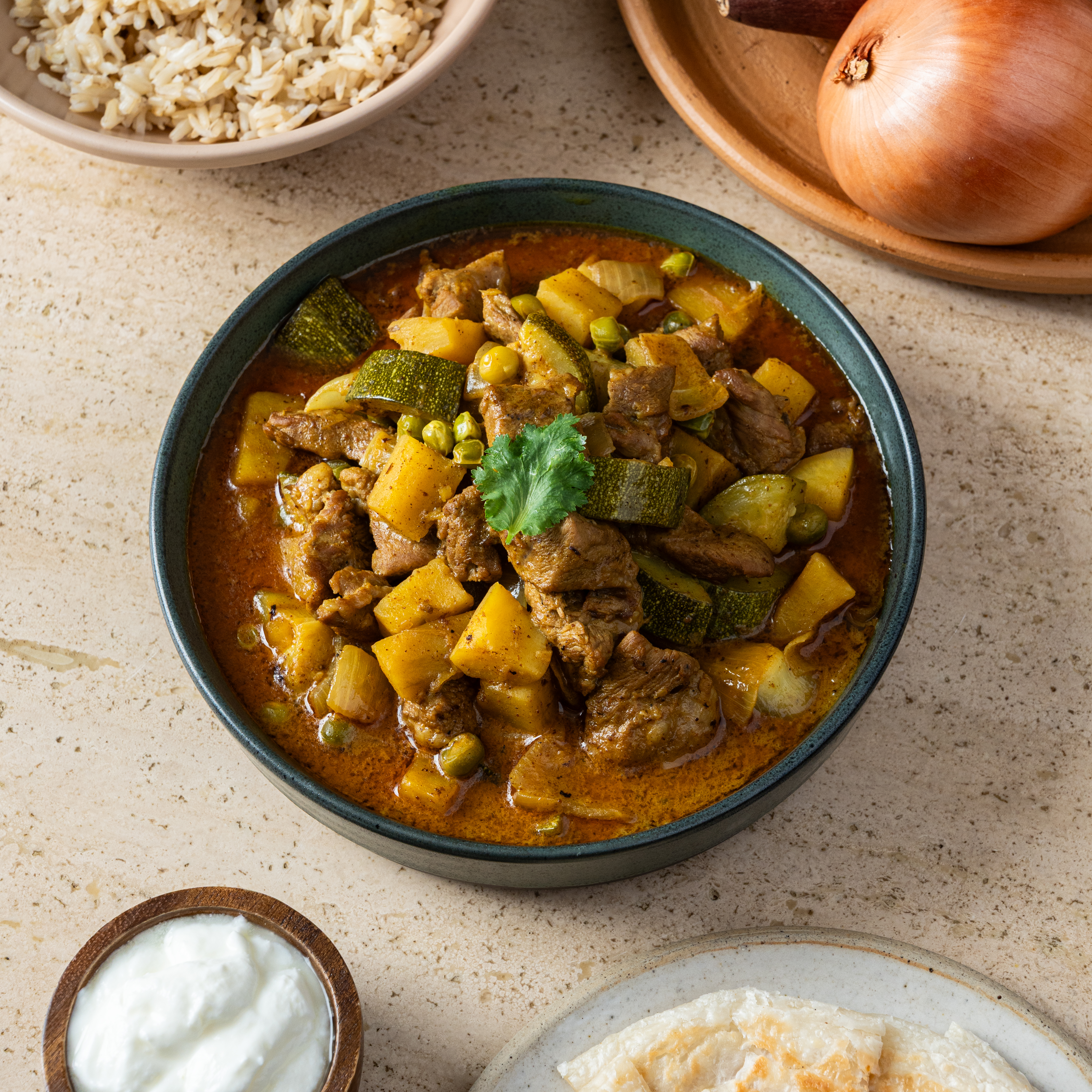 แกงกะหรี่โกร์มาเนื้อแกะ